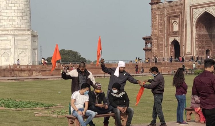 Taj Mahal, Hindu Jagran Manch, UP Tourism, AGRA, ASI, CISF, Agra Police, UP Police  