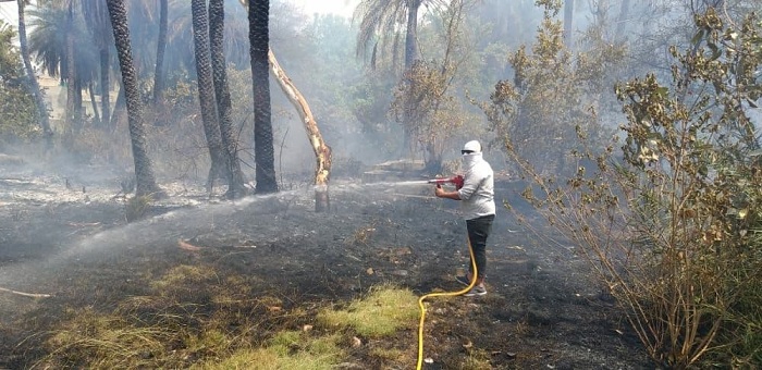 Fire Incident in JDB Collage Kota