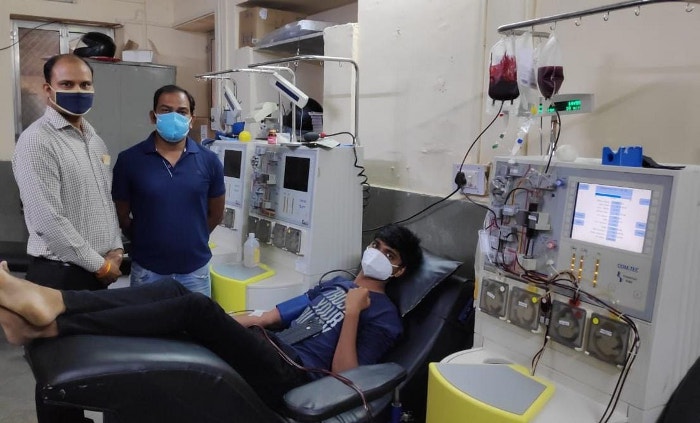 Jayesh of Kota left job interview to do plasma donation