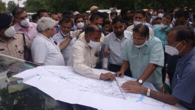 UDH Minister Shanti Dhariwal reached Kota inspects development works