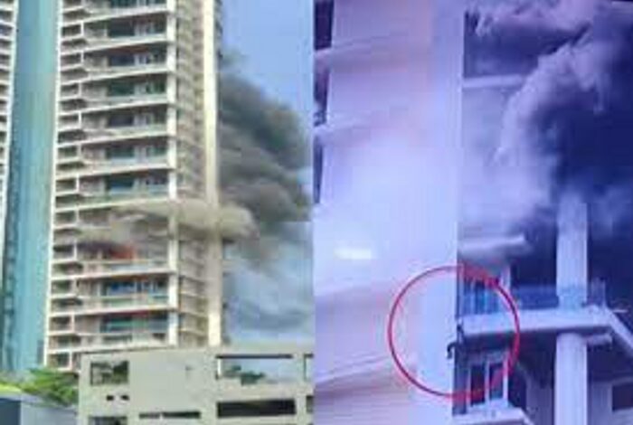 Mumbai Lalbaug Fire News, Fire breaks out, Fire in Mumbai residential building,  person jumped 19th floor building, TIS Media, Mumbai News, Latest News Mumbai, Hindi News Mumbai, 