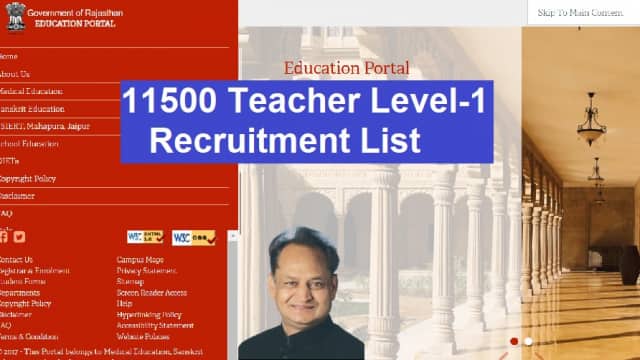 REET 2021, Rajasthan News, Rajasthan Teacher Recruitment